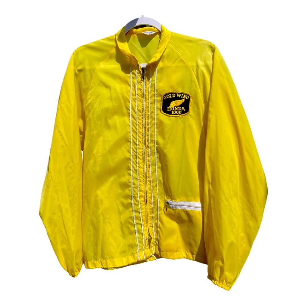Yellow Honda Gold Wing Windbreaker